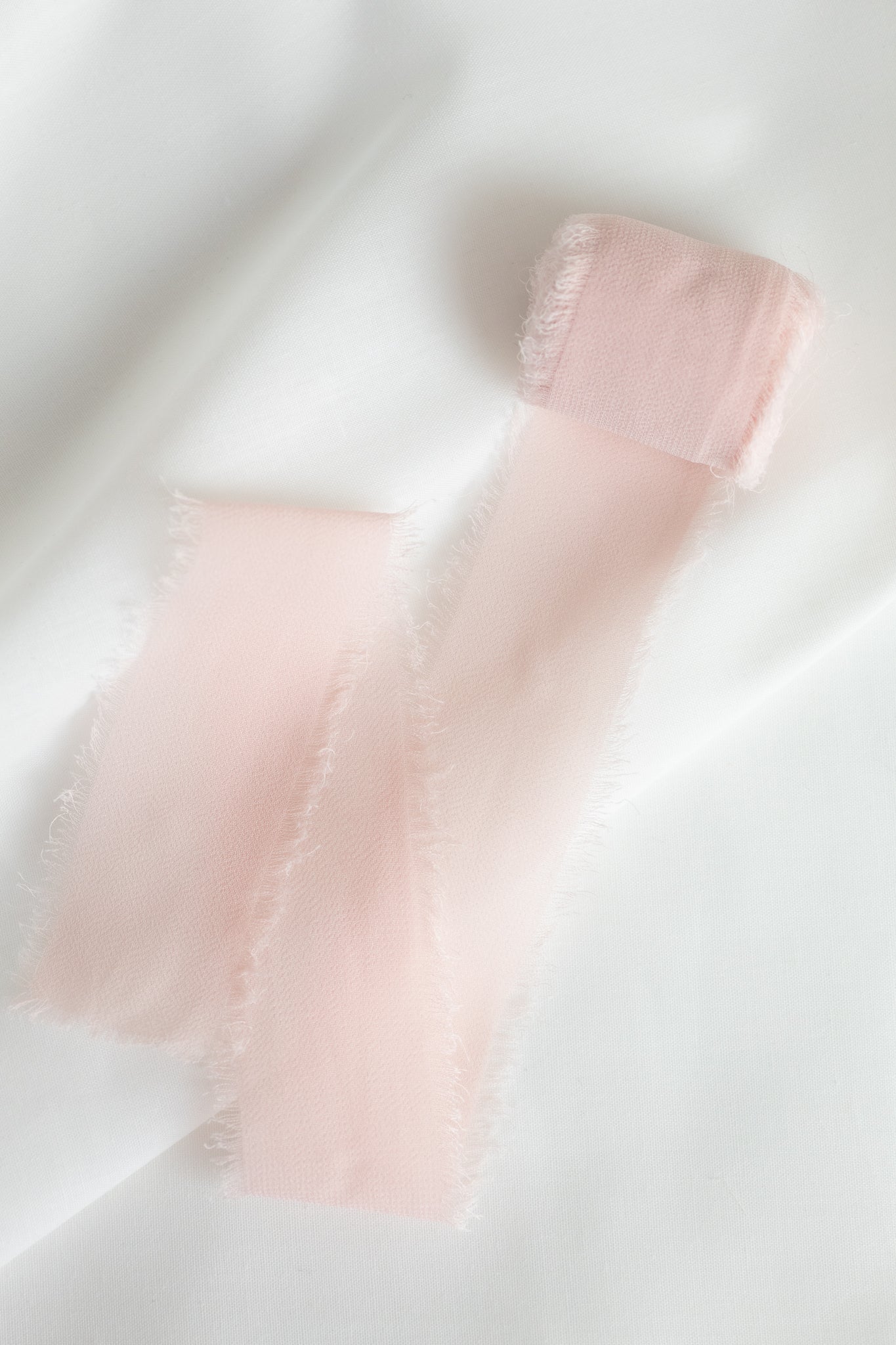 Zijden lint - Soft pink