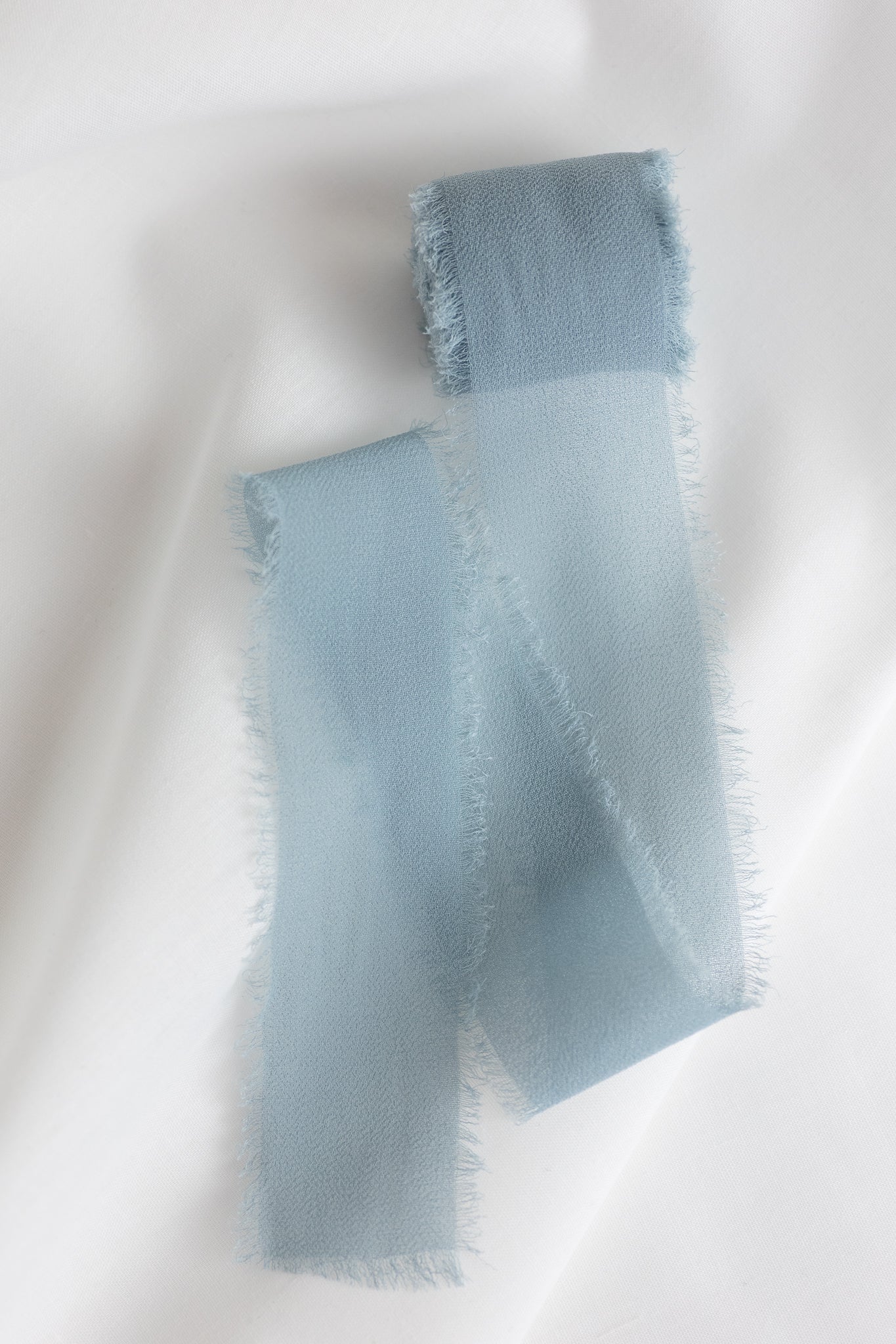 Zijden lint - Dusty blue