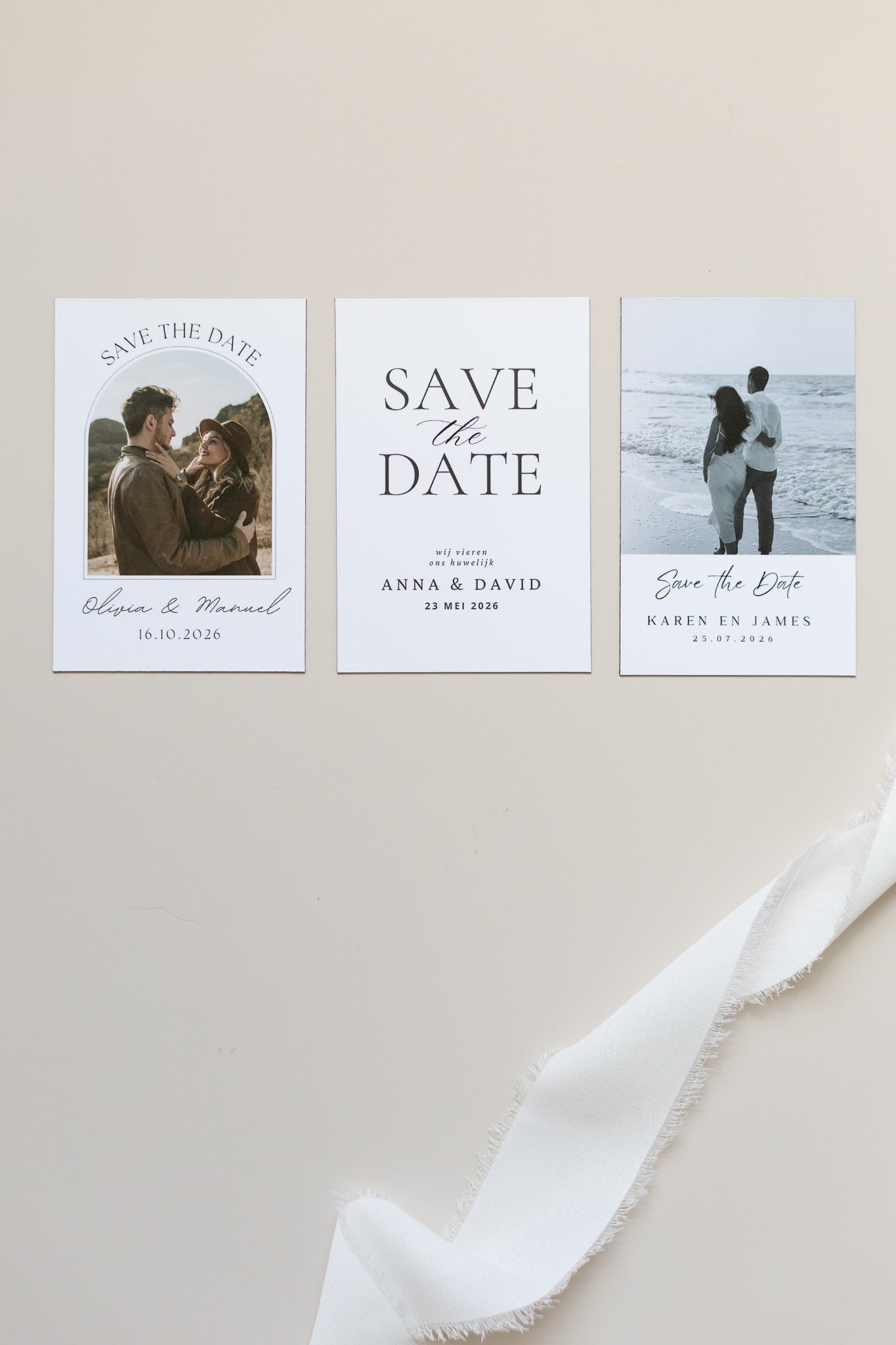 Save the date magneet - 6 x 10 cm