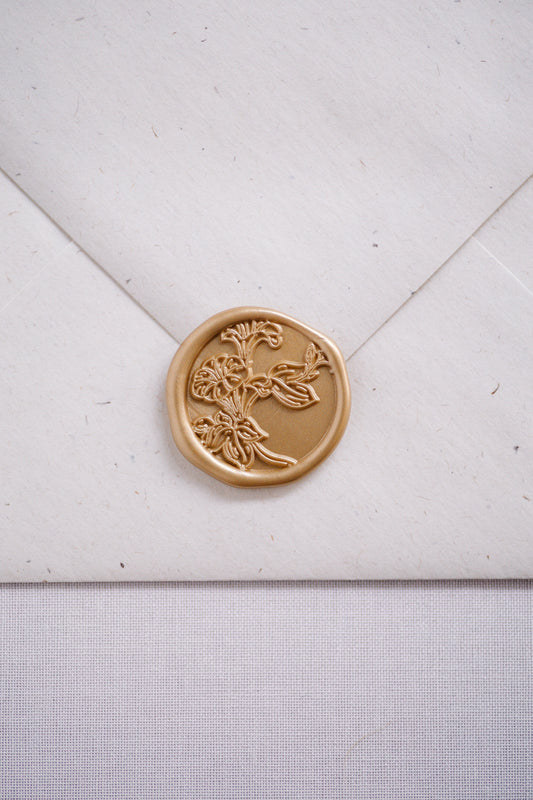 Wax seals - Chalice flowers