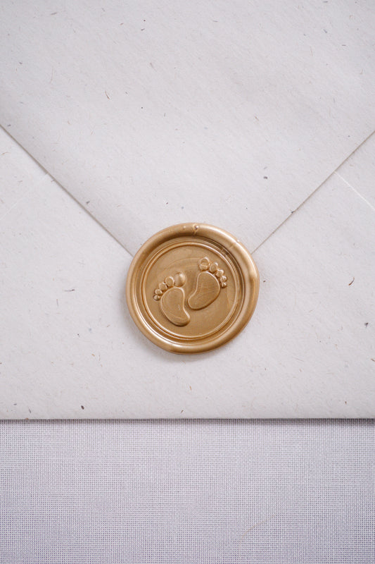 Wax seals - Baby feet