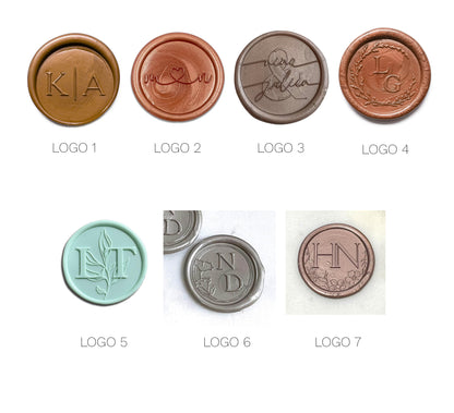 Gepersonaliseerde stempel - initialen