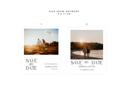 Save the date magneet - 9 x 11 cm
