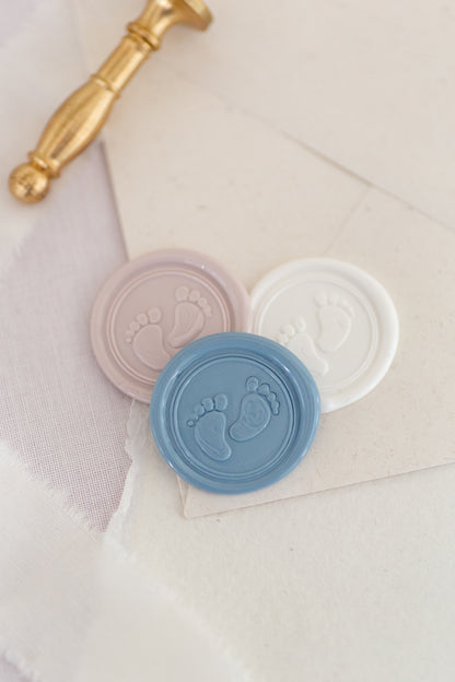 Wax seals - Baby feet